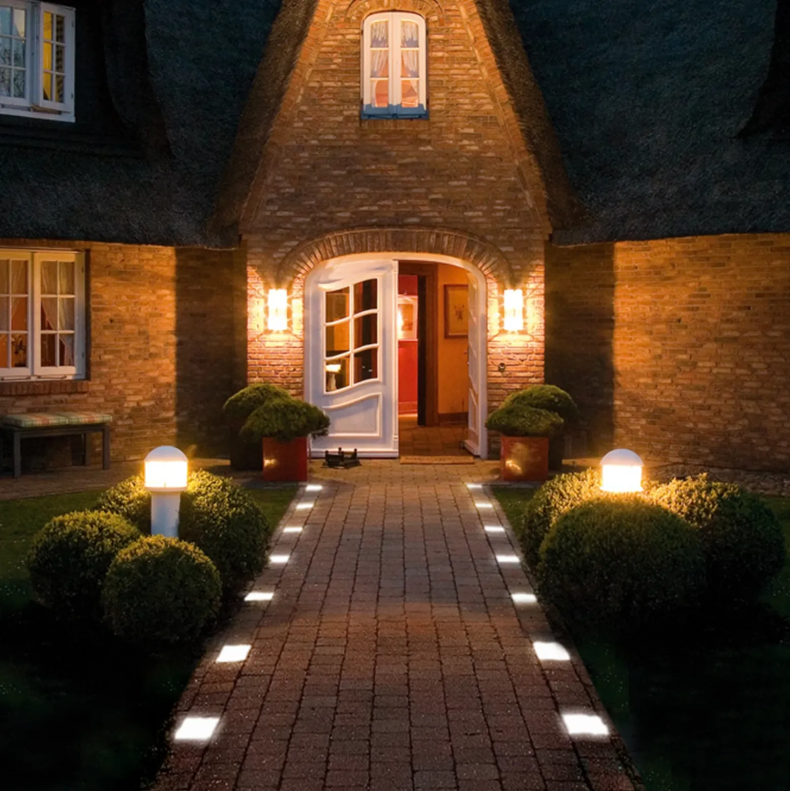 Adoquín Light & Stone hormigón con LED 10 cm