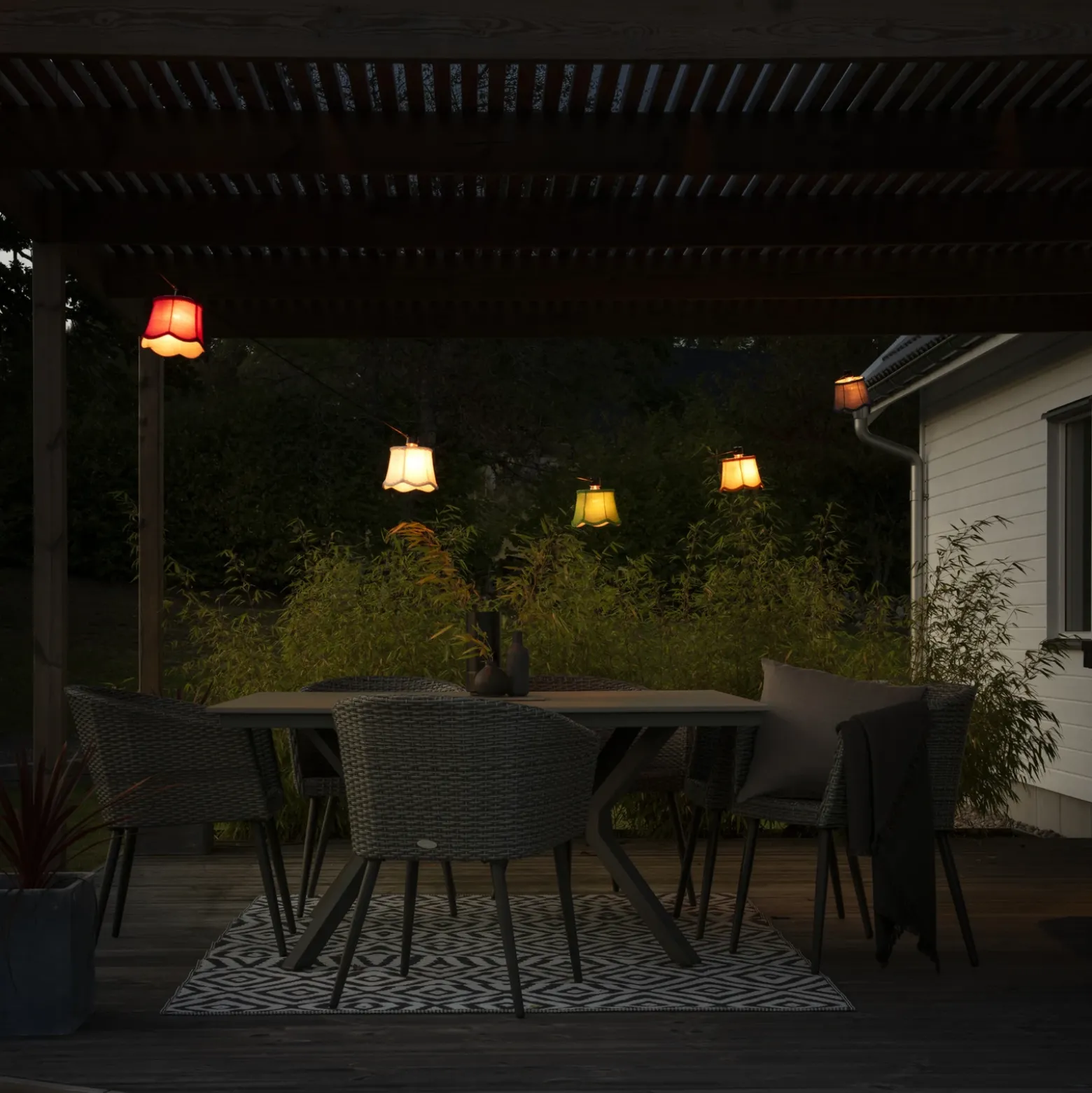 Ampliación para guirnalda de luces LED «Party», multicolor, IP44