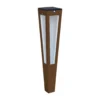 Antorcha solar LED sensor Tinka, 62 cm, corten