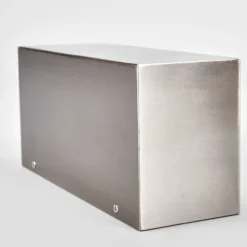 Aplicación de exterior Lindby «Leonora», 20 cm, angular, acero inoxidable