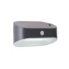 Aplicación de pared LED solar 67421BK-PIR, detector de movimiento