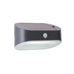 Aplicación de pared LED solar 67421BK-PIR, detector de movimiento