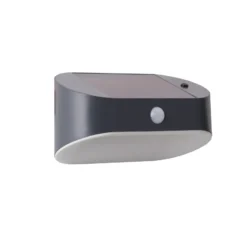 Aplicación de pared LED solar 67421BK-PIR, detector de movimiento