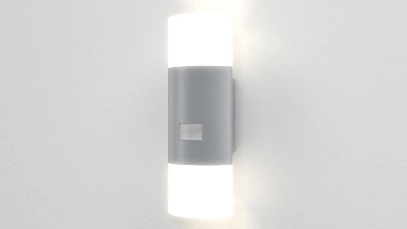 Aplicación LED para exterior STEINEL L 910 S, color plateado