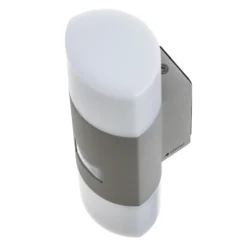 Aplicación LED para exterior STEINEL L 910 S, color plateado