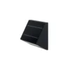 Apliqué de pared LED solar KLEWE ECOSTEP, antracita, 17 cm, IP65
