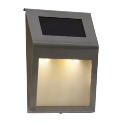 Aplique con número de casa solar LED Wally