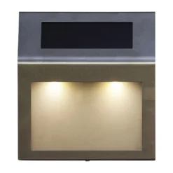 Aplique con número de casa solar LED Wally