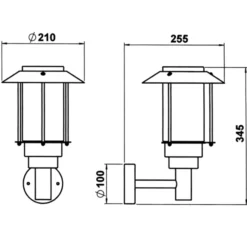 Aplique de exterior 481