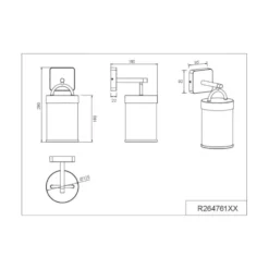 Aplique de exterior Almeria, óxido, aluminio, altura 29 cm, IP44