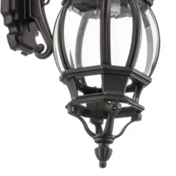 Aplique de exterior Andrew farol colgante, negro
