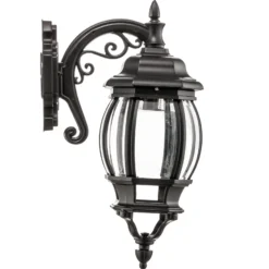 Aplique de exterior Andrew farol colgante, negro