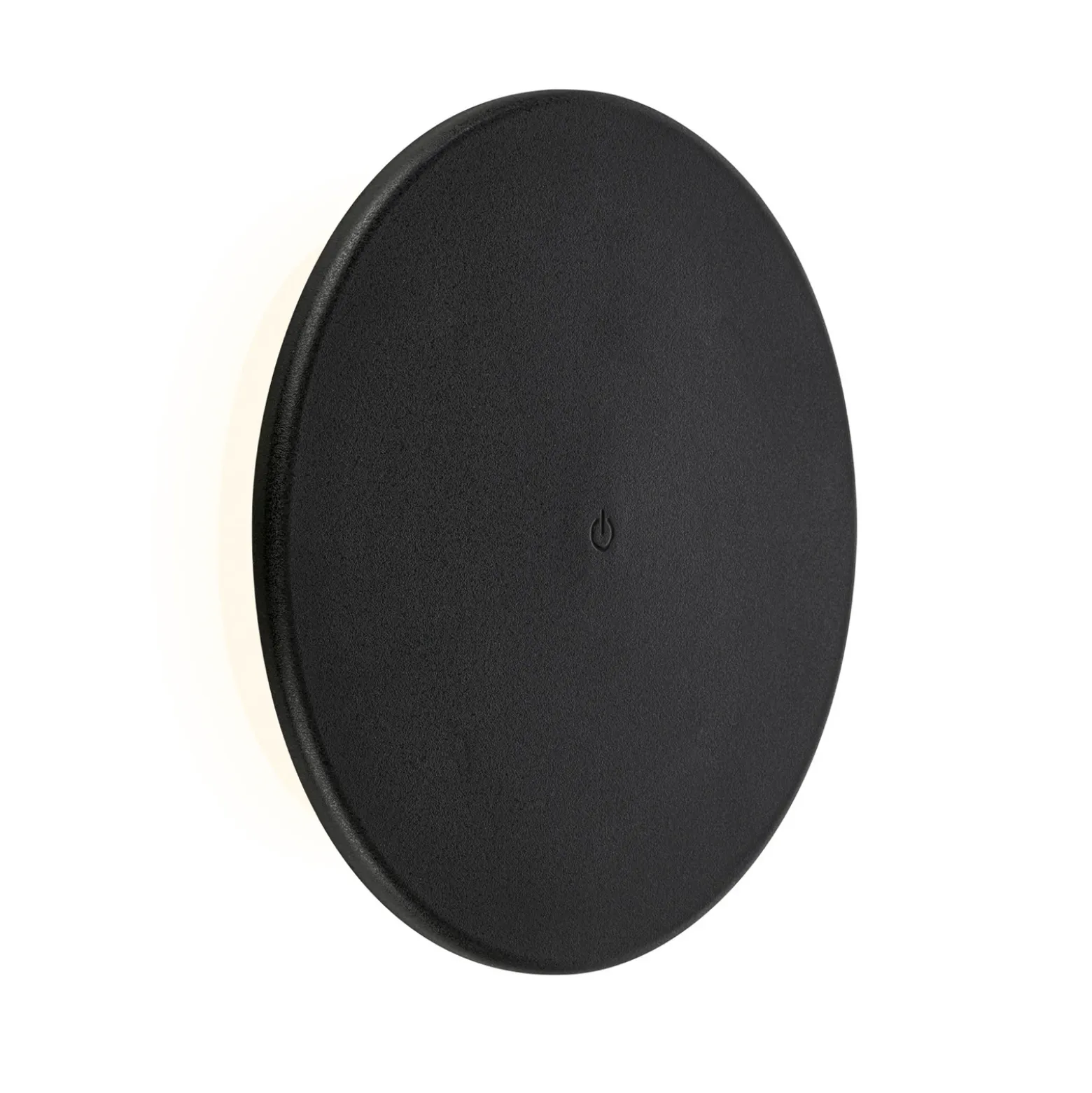 Aplique de exterior Aurora LED recargable, negro, regulador táctil, IP54