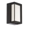 Aplique de exterior Bega 22733 E27, grafito, aluminio fundido, cristal