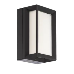 Aplique de exterior Bega 22733 E27, grafito, aluminio fundido, cristal
