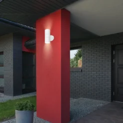 Aplique de exterior 3792026, blanco, plástico, arriba/abajo 2 x GU10