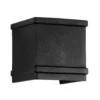 Aplique de exterior Borgo de aluminio, negro