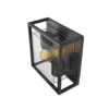 Aplique de exterior Calex, 2 luces, arriba/abajo, aluminio, negro