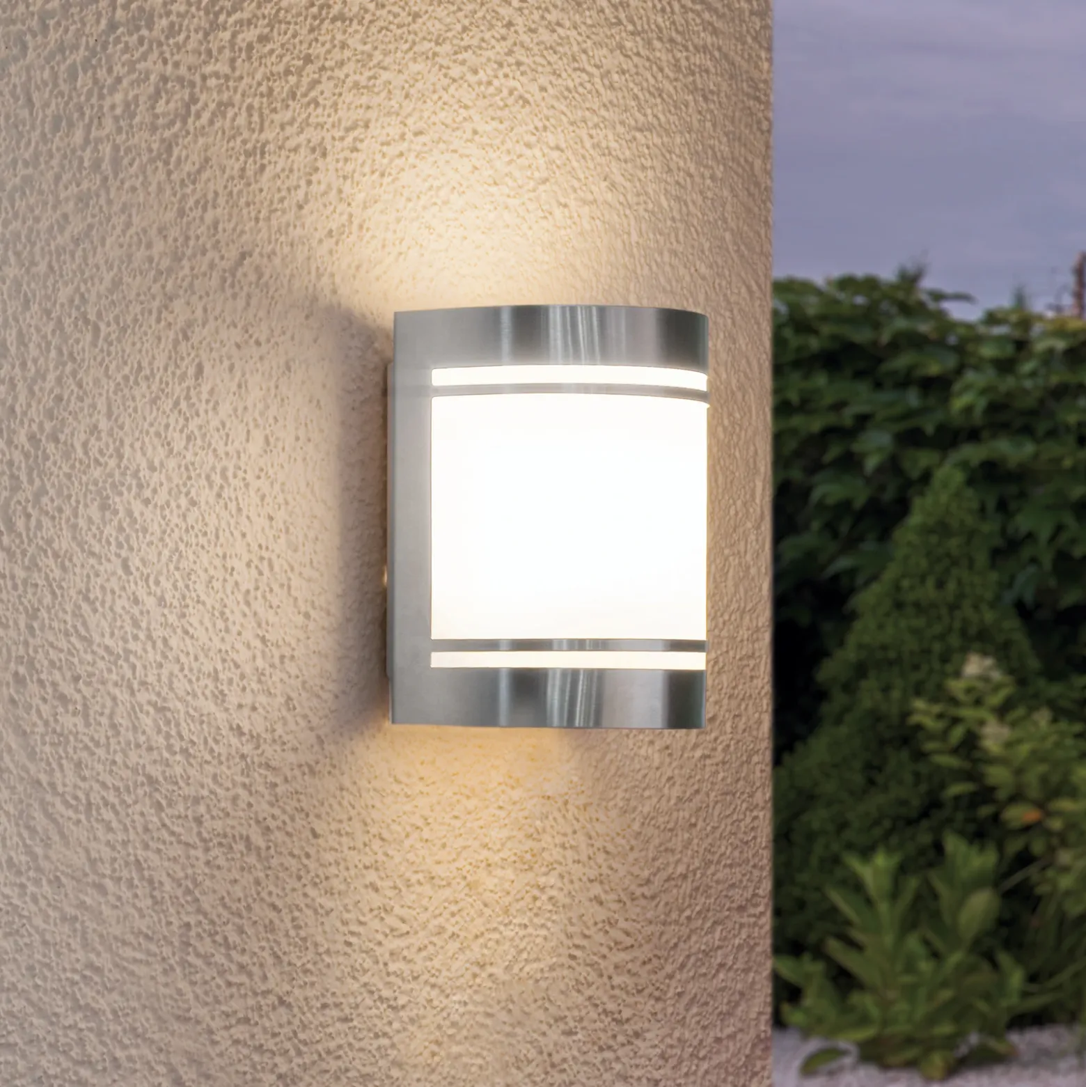 Aplique de exterior Cerno, acero inoxidable