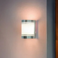 Aplique de exterior Cerno, acero inoxidable