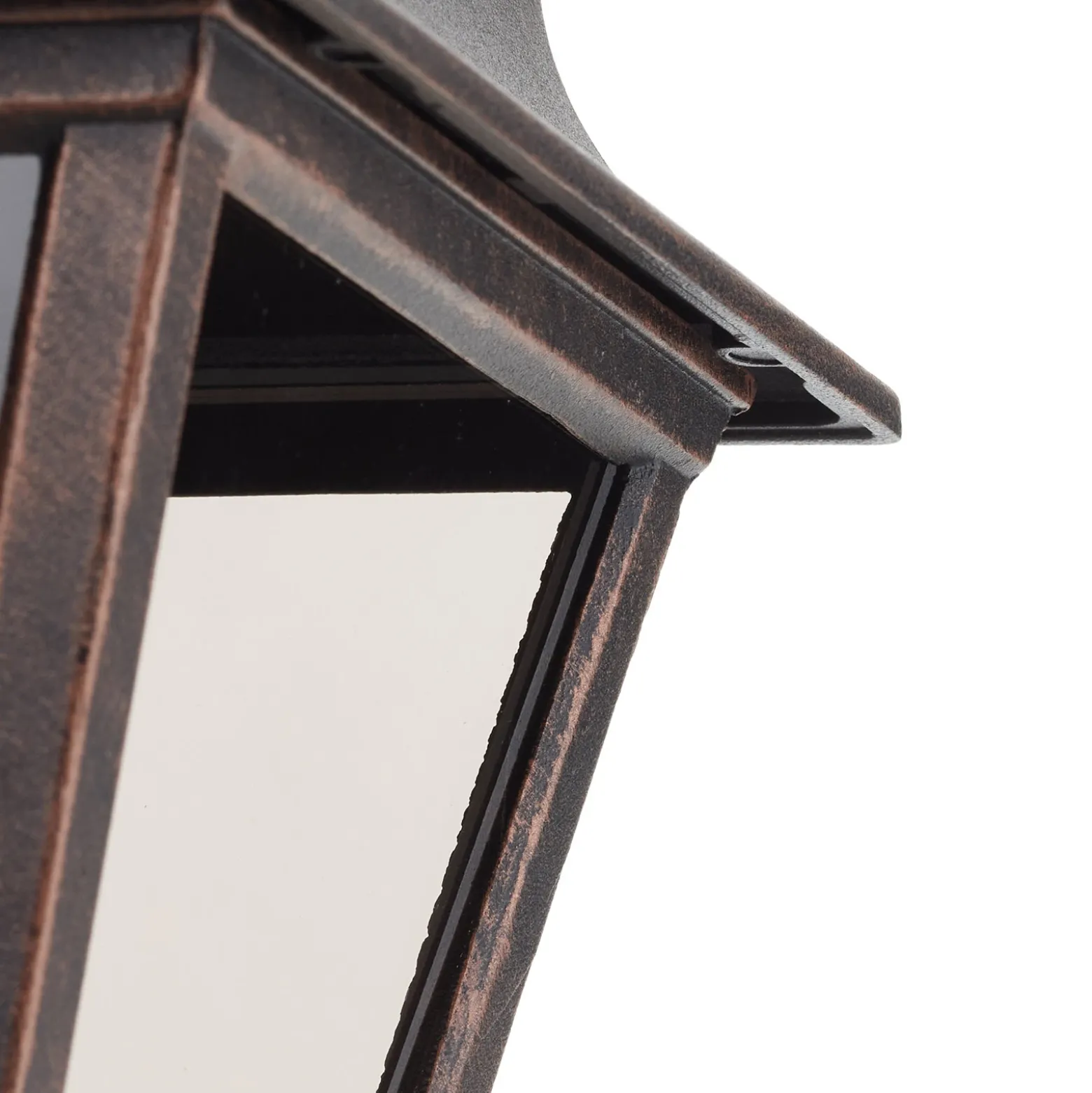 Aplique de exterior color cobre Toulouse, colgante