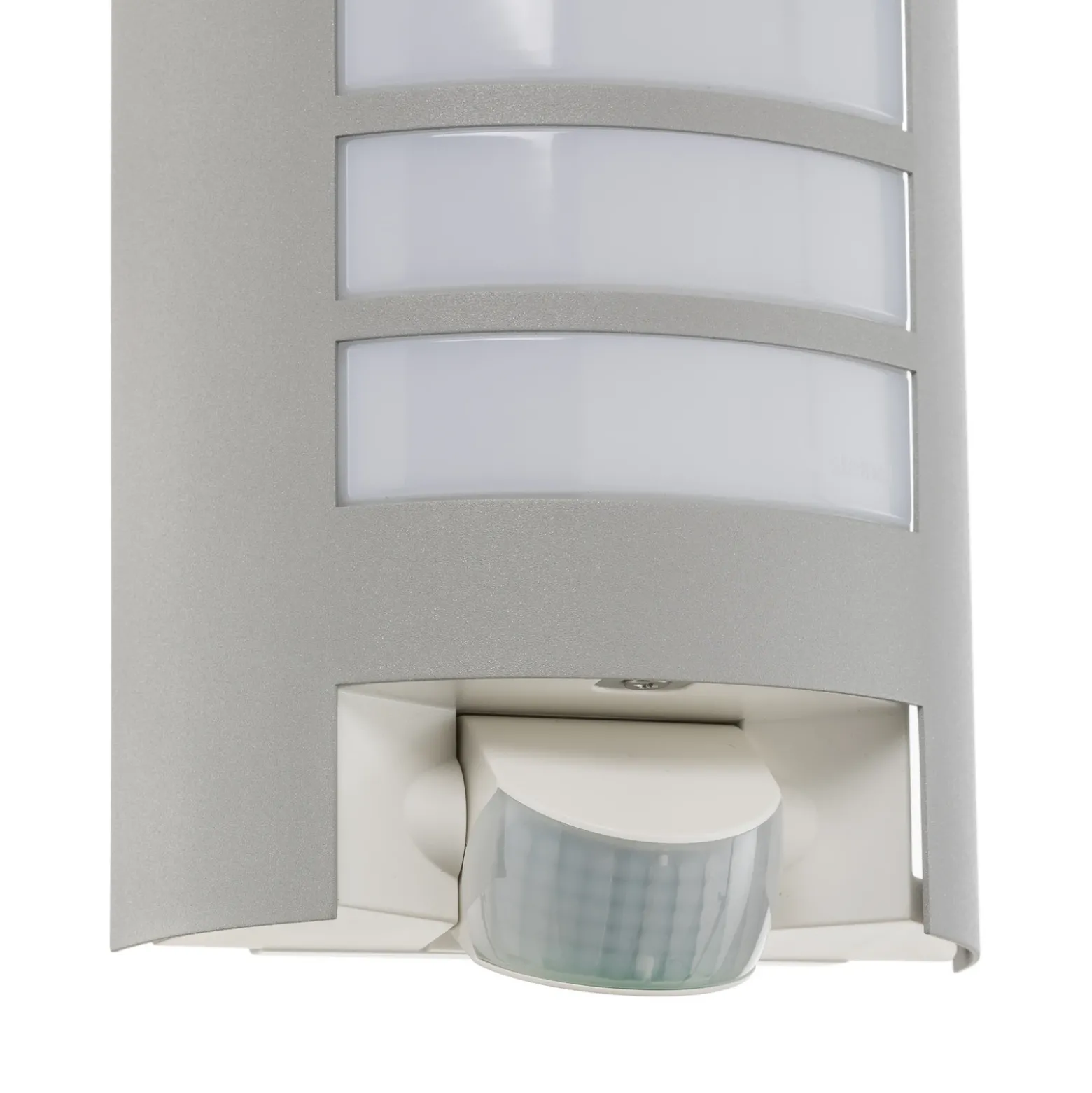 Aplique de exterior con sensor STEINEL L 12 S, color plata