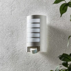 Aplique de exterior con sensor STEINEL L 12 S, color plata