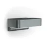Aplique de exterior con sensor inteligente STEINEL L 800 SC, color antracita