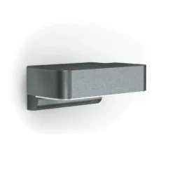 Aplique de exterior con sensor inteligente STEINEL L 800 SC, color antracita