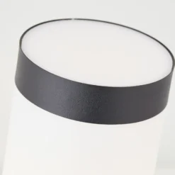 Aplique de exterior Dody Sensor, negro, metal, plástico