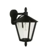 Aplique de exterior 665 en negro