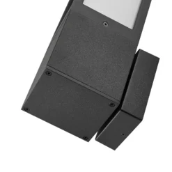 Aplique de exterior Facado 2 Square, aluminio, gris oscuro, E27