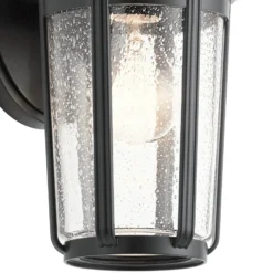 Aplique de exterior Fairfield, negro, 1 luz