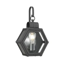 Aplique de exterior Heath ancho 26,7cm negro