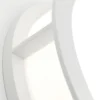 Aplique de exterior Henry, Ø 30cm blanco