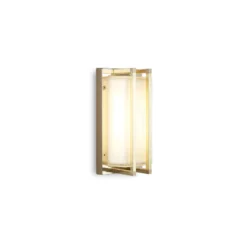 Aplique de exterior Ice Cubic 3413, latón natural