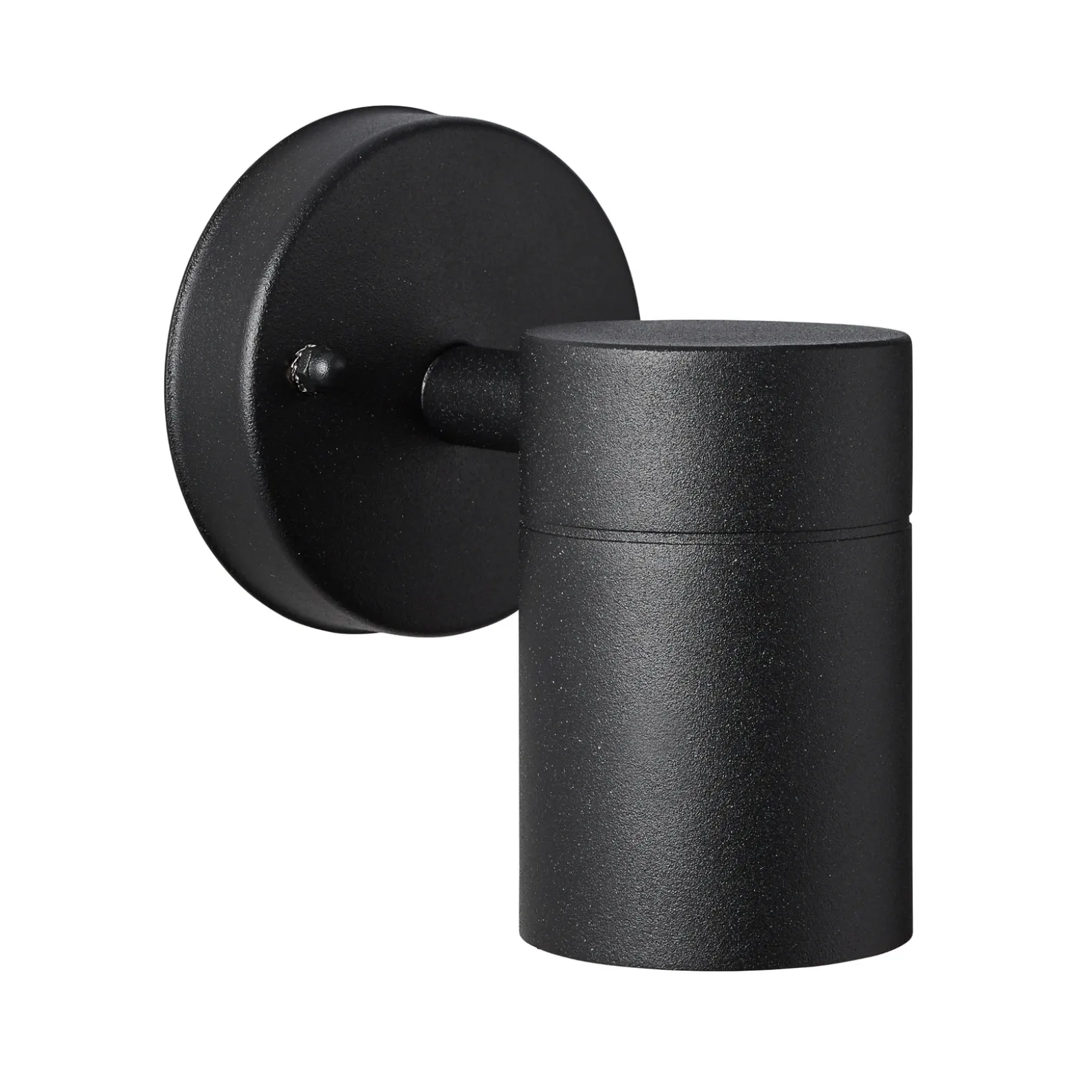 Aplique de exterior Jandy down, fijo, negro, metal, GU10