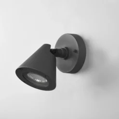 Aplique de exterior Kaveri de aluminio, antracita