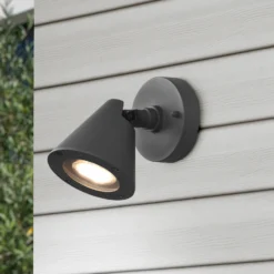 Aplique de exterior Kaveri de aluminio, antracita