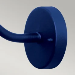 Aplique de exterior Klampenborg, azul, farol, acero inoxidable