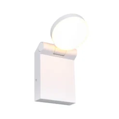 Aplique de exterior LED Adour, blanco mate, orientable, CCT, IP44