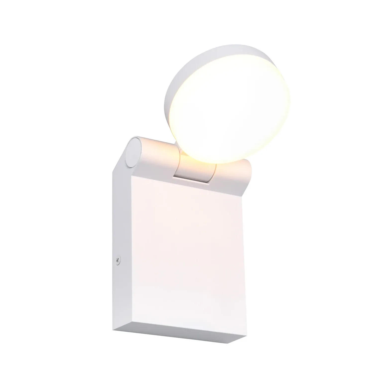Aplique de exterior LED Adour, blanco mate, orientable, CCT, IP44