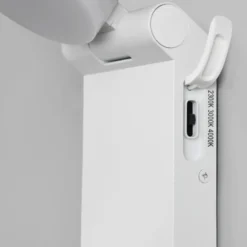 Aplique de exterior LED Adour, blanco mate, orientable, CCT, IP44