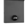 Aplique de exterior LED Adour, antracita, sensor, inclinable, CCT