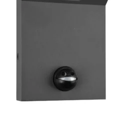 Aplique de exterior LED Adour, antracita, sensor, inclinable, CCT