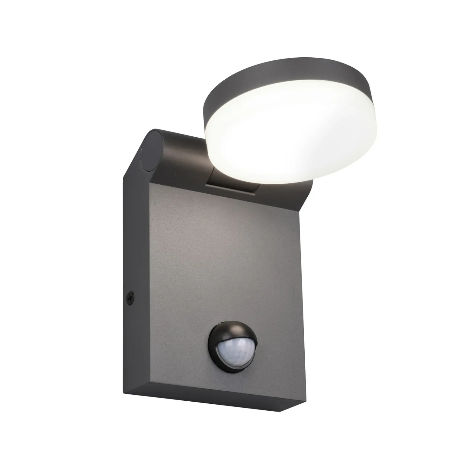 Aplique de exterior LED Adour, antracita, sensor, inclinable, CCT