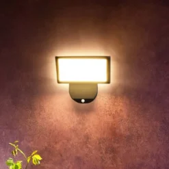 Aplique de exterior LED Alkes L con sensor, 30 cm