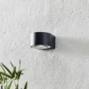 Aplique de exterior LED CMD 9029 con lentes de cristal
