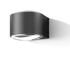 Aplique de exterior LED CMD 9029 con lentes de cristal