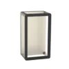 Aplique de exterior LED E336, color grafito, aluminio, PC, 3.000 K